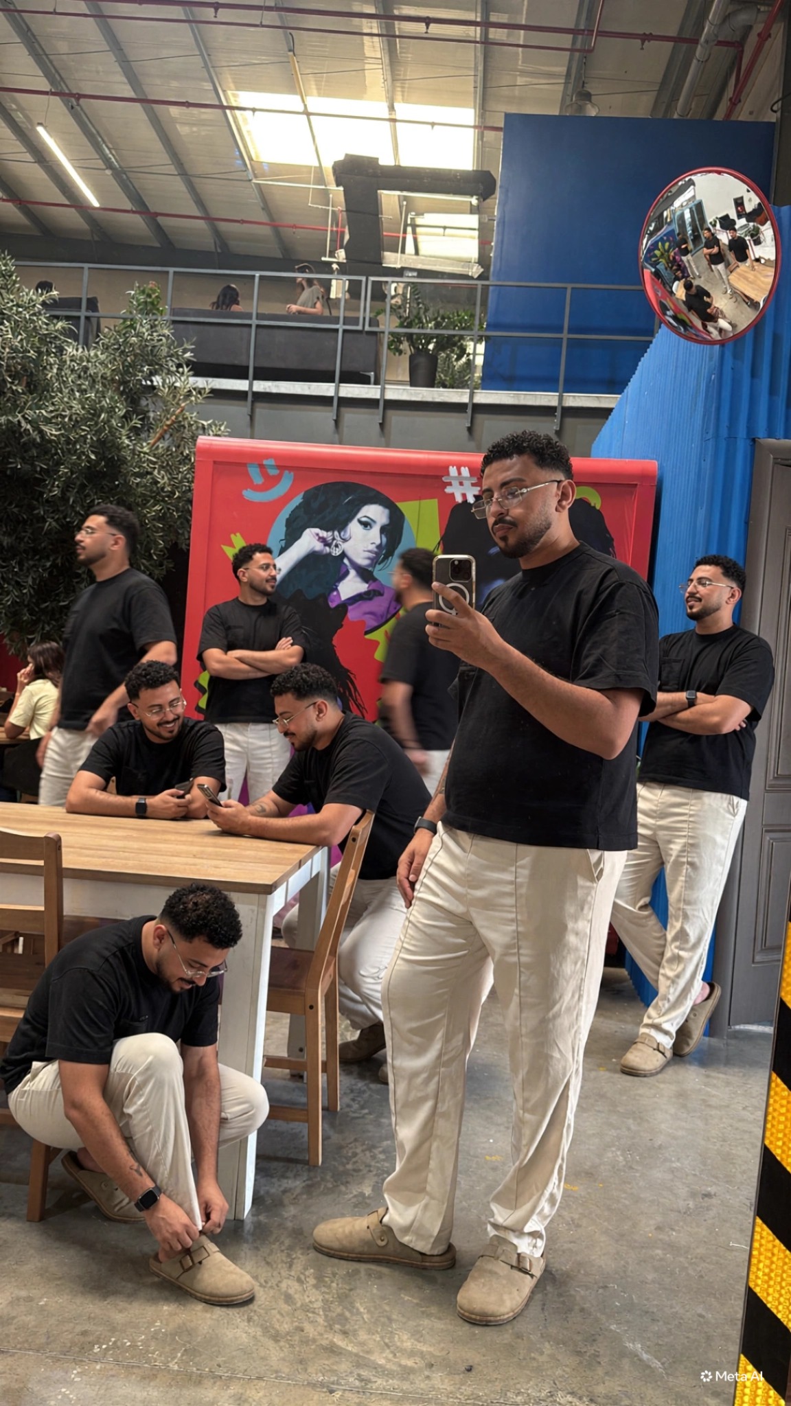 Karim Eskander in a creative workspace